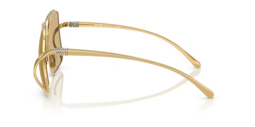 MIU MIU MU A55S - ​5AK10R - ​57 Occhiali da sole Gold Square