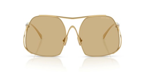 MIU MIU MU A55S - ​5AK10R - ​57 Occhiali da sole Gold Square