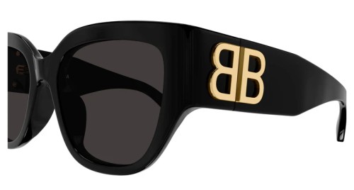 Balenciaga BB0323SK - 002 - 55 Occhiali da sole Black Square