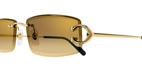 Cartier CT0465S - 004 - 56 Occhiali da sole Gold Square
