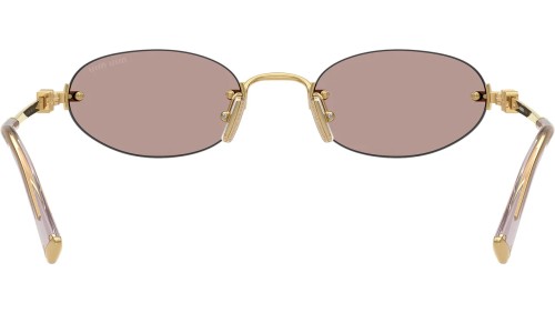 MIU MIU MU A54S - 5AK20I - 51 Occhiali da sole Gold Oval