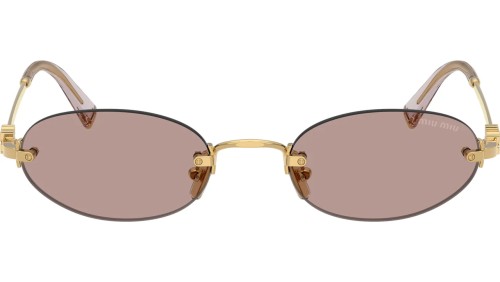 MIU MIU MU A54S - 5AK20I - 51 Occhiali da sole Gold Oval