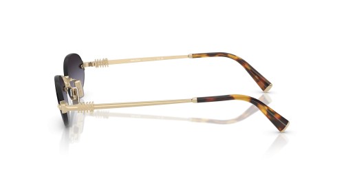 MIU MIU MU A54S - ZVN5D1 - 51 Occhiali da sole Gold Oval