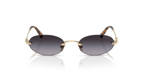 MIU MIU MU A54S - ZVN5D1 - 51 Occhiali da sole Gold Oval
