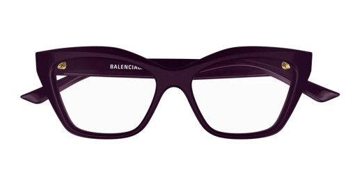 Balenciaga BB0342O - 007 - 55 Montature ottiche Purple Cat Eye