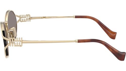 MIU MIU MU 52YS - ZVN80Q - 54 Occhiali da sole Gold Oval