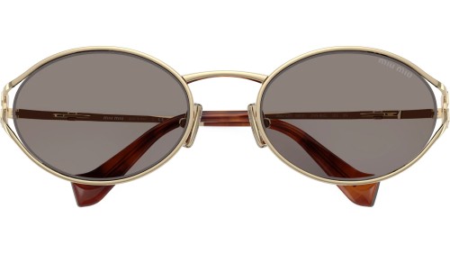 MIU MIU MU 52YS - ZVN80Q - 54 Occhiali da sole Gold Oval