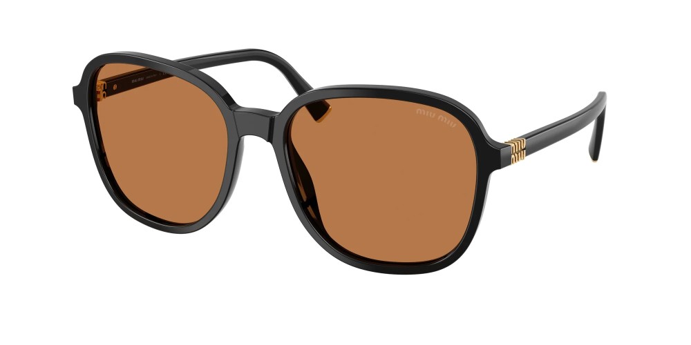 MIU MIU MU B01S - 16K90Q - 58 Occhiali da sole Black Pillow (Rounded)