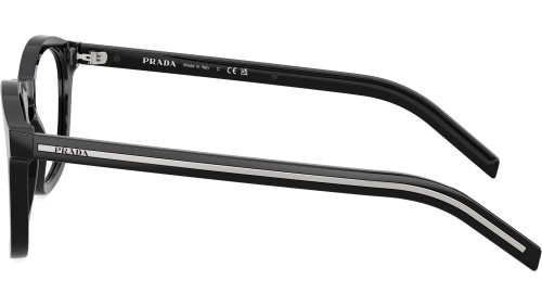 PRADA PR C04V - 16K1O1 - 51 Montature ottiche Black Pillow (Rounded)