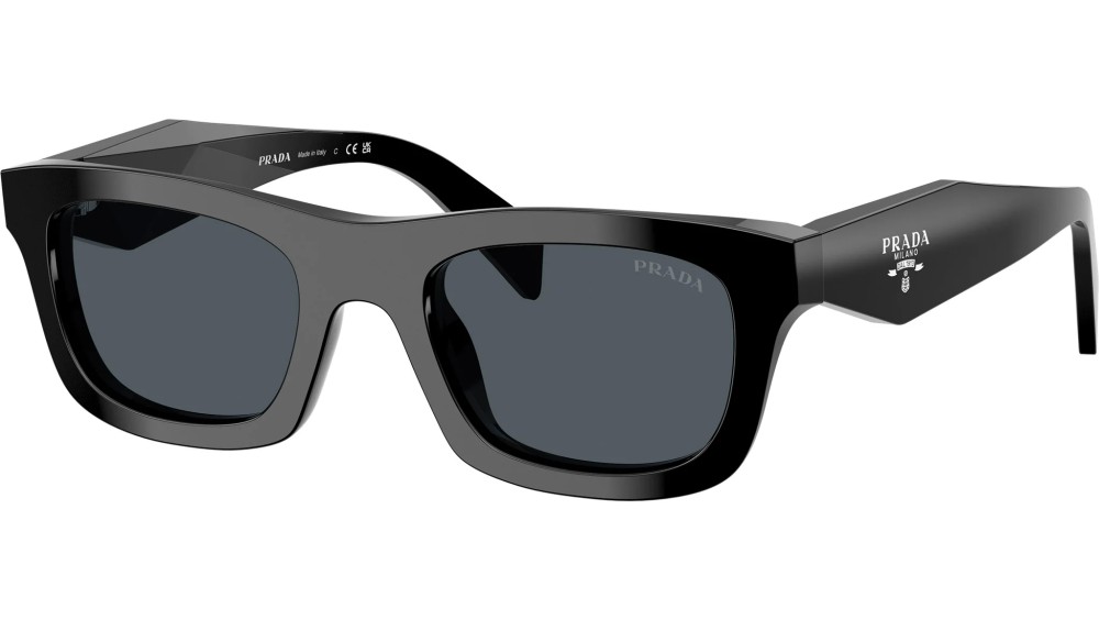 PRADA PR C06S - 16K70B - 50 Occhiali da sole Black Pillow (Rounded)