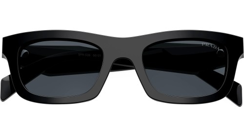 PRADA PR C06S - 16K70B - 50 Occhiali da sole Black Pillow (Rounded)