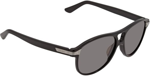 Cartier CT0081S - 002 - 56 Occhiali da sole Dark Blue Pilot (Aviator)