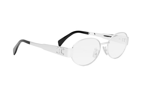 Celine CL50140U - 016 - 53 Montature ottiche Silver Oval
