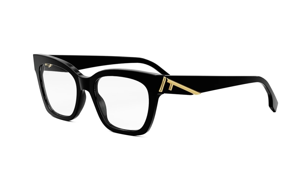 Fendi FE50073I - 001 - 52 Montature ottiche Black Square