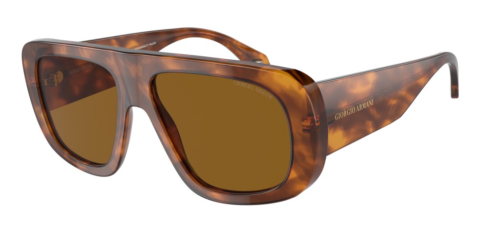 GIORGIO ARMANI AR8183 - 5988/33 - 56 Occhiali da sole Havana Flat Top