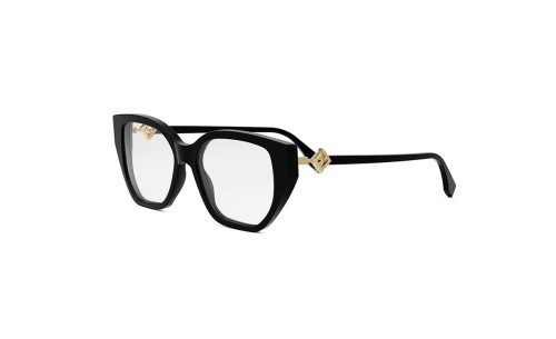 Fendi FE50100I - 001 - 53 Montature ottiche Black Cat Eye