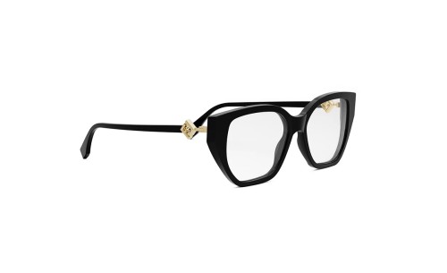Fendi FE50100I - 001 - 53 Montature ottiche Black Cat Eye