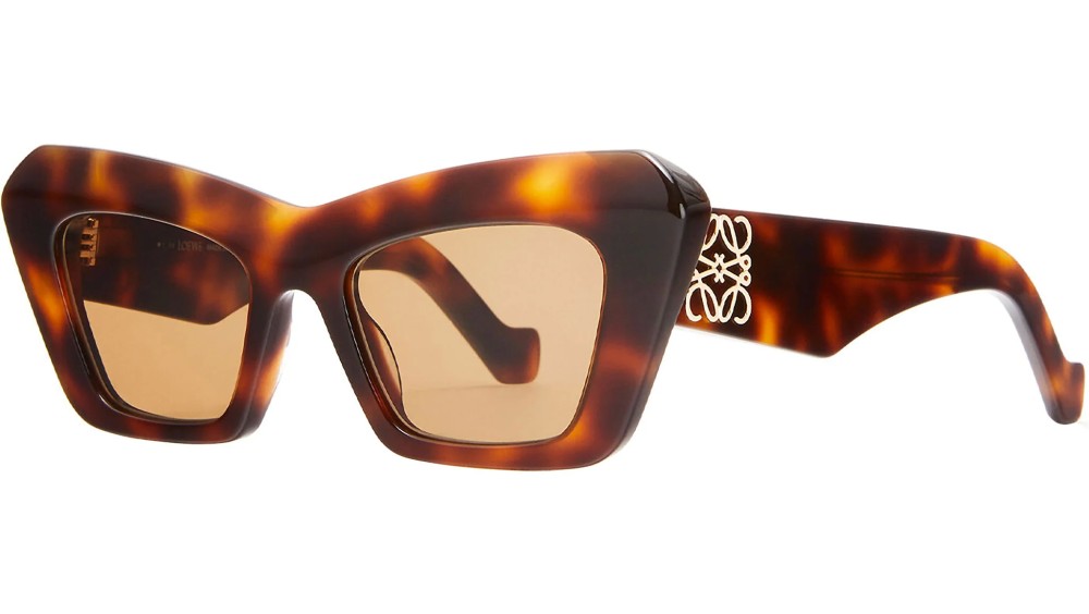 Loewe LW40036I - 53E - 50 Occhiali da sole Havanna Cat Eye