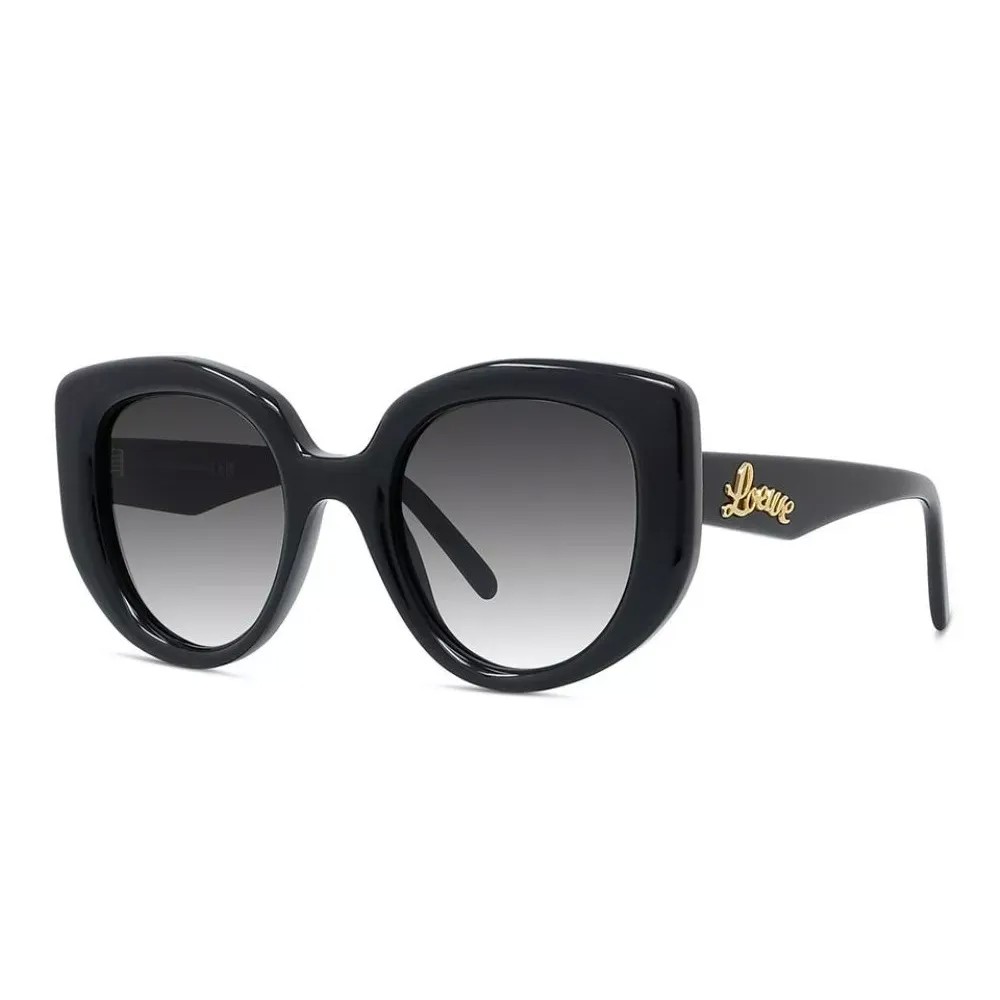 Loewe LW40100I - 01B - 49 Occhiali da sole Black Butterfly