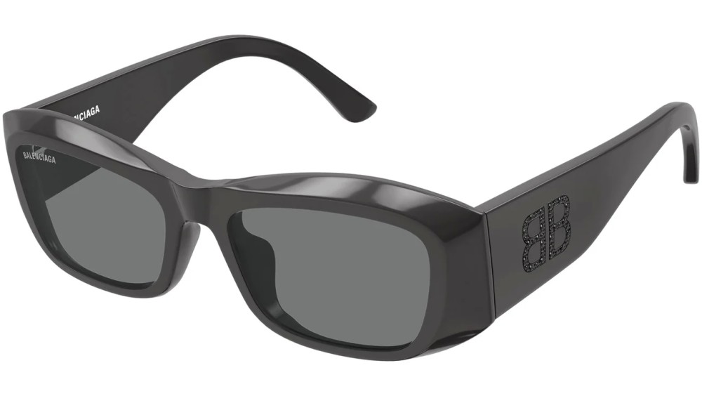 Balenciaga BB0397SA - 004 - 54 Occhiali da sole Gray Square