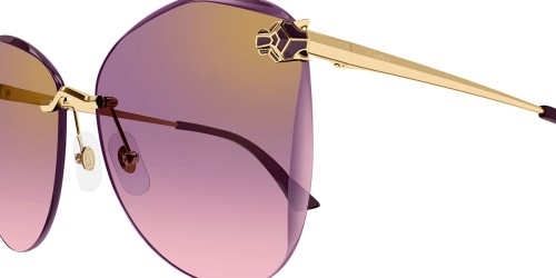Cartier CT0398S - 003 - 62 Occhiali da sole Gold Butterfly