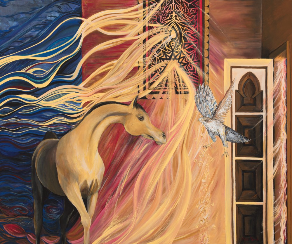 Fanni Mikó HOMECOMING - 2023, ACRYLIC, CANVAS - 100 X 120 Dipinti