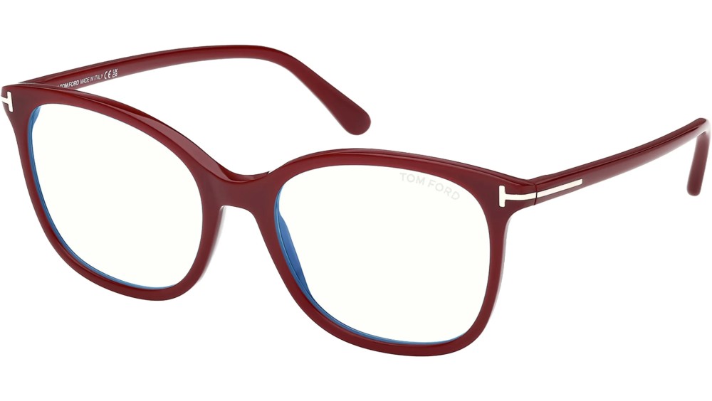Tom Ford TF6089-B - 069 - 54 - CON LENTI CON FILTRO LUCE BLU-VIOLETTA Montature ottiche Burgundy Pillow (Rounded)