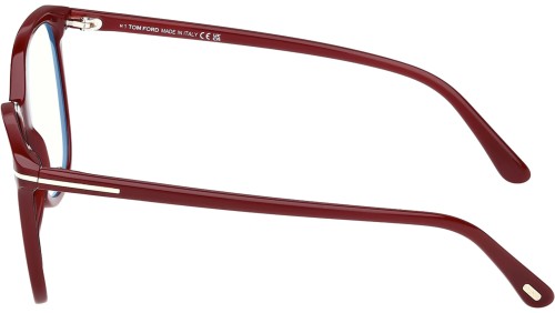 Tom Ford TF6089-B - 069 - 54 - CON LENTI CON FILTRO LUCE BLU-VIOLETTA Montature ottiche Burgundy Pillow (Rounded)