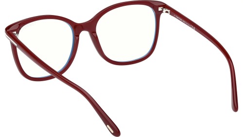 Tom Ford TF6089-B - 069 - 54 - CON LENTI CON FILTRO LUCE BLU-VIOLETTA Montature ottiche Burgundy Pillow (Rounded)