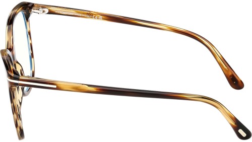 Tom Ford TF6089-B - 055 - 54 - CON LENTI CON FILTRO LUCE BLU-VIOLETTA Montature ottiche Havanna Pillow (Rounded)