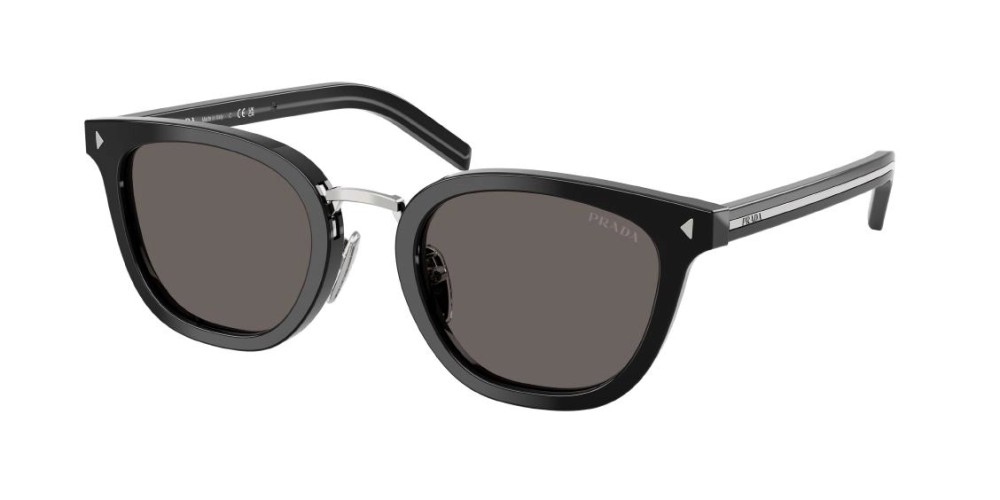PRADA PR C01SD - 16K731 - 52 Occhiali da sole Black Pillow (Rounded)