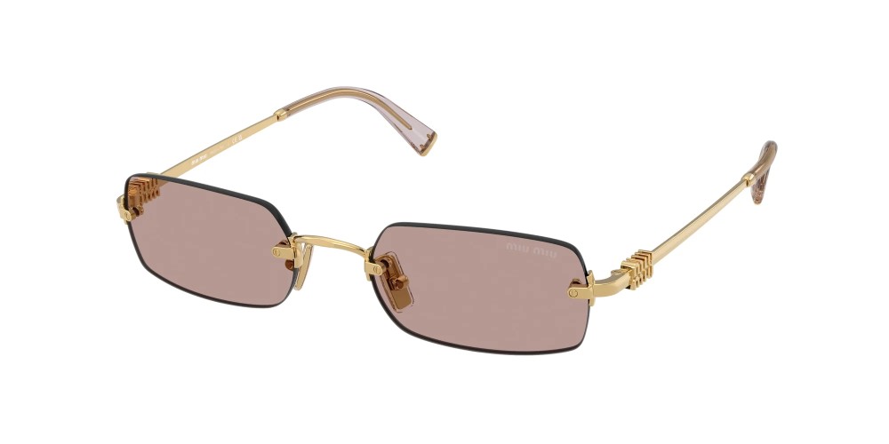 MIU MIU MU B50S - 5AK20I - 52 Occhiali da sole Gold Square