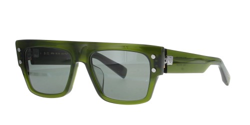 Balmain BPS-116 B-III - C - 56 Occhiali da sole Green Flat Top