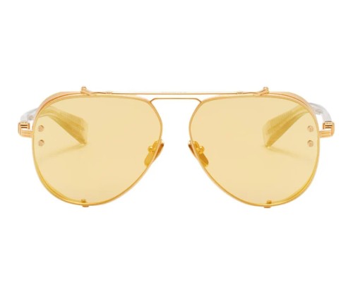 Balmain BPS-125 CAPITAINE - D - 62 Occhiali da sole Gold Pilot (Aviator)