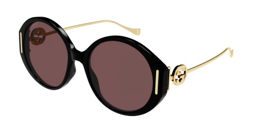 Gucci GG1202S - 001 - 57 Occhiali da sole Black Round