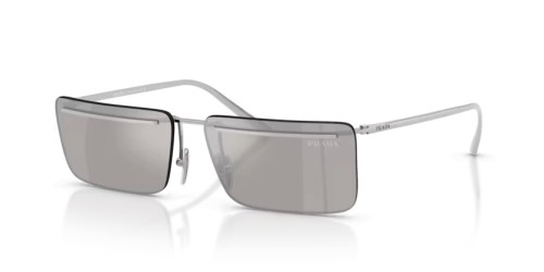 PRADA PR C53S - 1BC60N - 60 Occhiali da sole Silver Rectangle