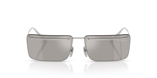 PRADA PR C53S - 1BC60N - 60 Occhiali da sole Silver Rectangle
