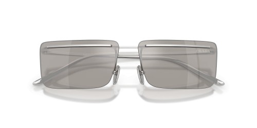 PRADA PR C53S - 1BC60N - 60 Occhiali da sole Silver Rectangle