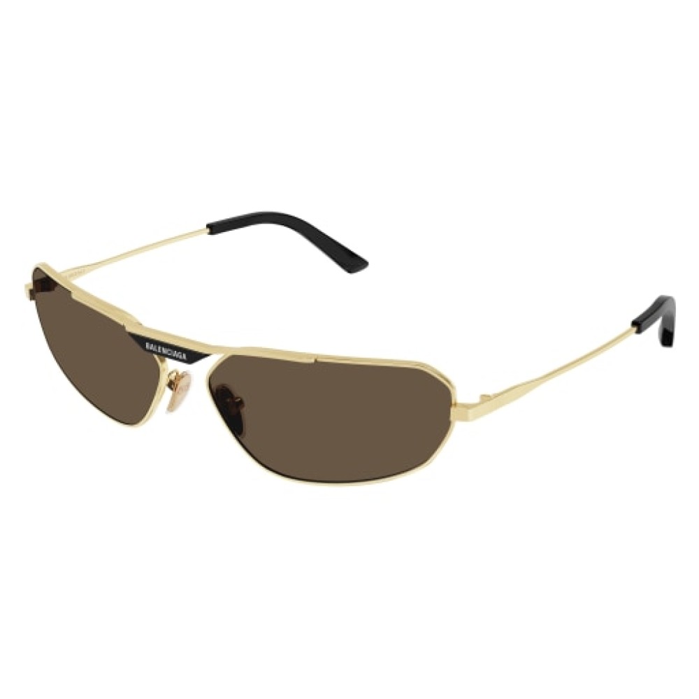 Balenciaga BB0245S - 003 - 64 Occhiali da sole Gold Pilot (Aviator)