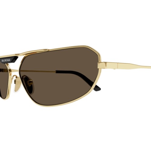 Balenciaga BB0245S - 003 - 64 Occhiali da sole Gold Pilot (Aviator)