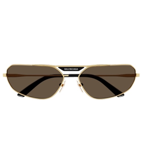 Balenciaga BB0245S - 003 - 64 Occhiali da sole Gold Pilot (Aviator)