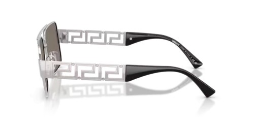 VERSACE VE2290 - 10016G - 61 Occhiali da sole Silver Rectangle