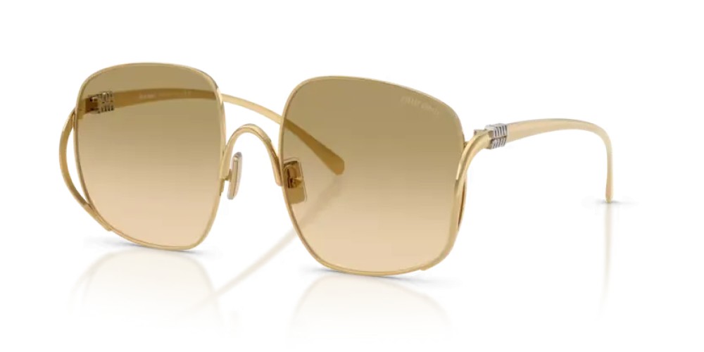 MIU MIU MU A57S - 5AK20S - 57 Occhiali da sole Gold Square