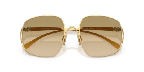 MIU MIU MU A57S - 5AK20S - 57 Occhiali da sole Gold Square