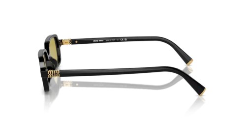MIU MIU MU 11ZS - 16K07O - 51 Occhiali da sole Black Rectangle