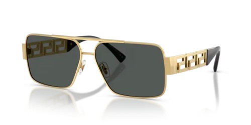 VERSACE VE2290 - 100287 - 61 Occhiali da sole Gold Rectangle