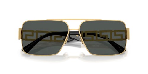 VERSACE VE2290 - 100287 - 61 Occhiali da sole Gold Rectangle