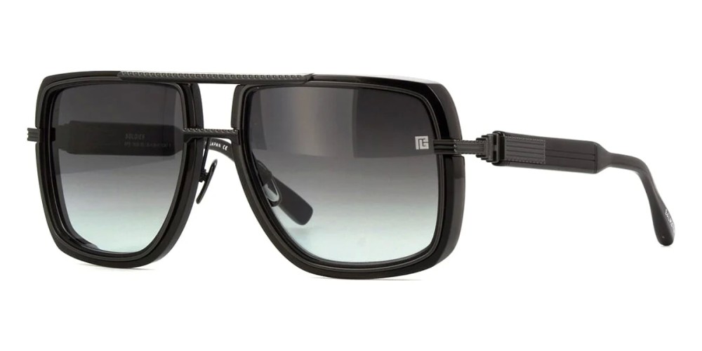 Balmain BPS-160 SOLDIER - B - 59 Occhiali da sole Black Pilot (Aviator)
