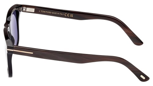 Tom Ford FT1046-Private Collection REAL HORN - 63V - 53 Occhiali da sole Black Square