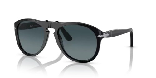 Persol PO0649 - 95/S3 - 56 - CON LENTI POLARIZZATE Occhiali da sole Black Pilot (Aviator)